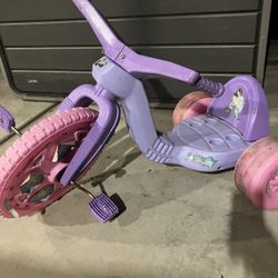 The Original Big Wheel, Pink-Purple, Giant 16" Wheel Ride On Tricycle, 3 Position Seat - Trike 