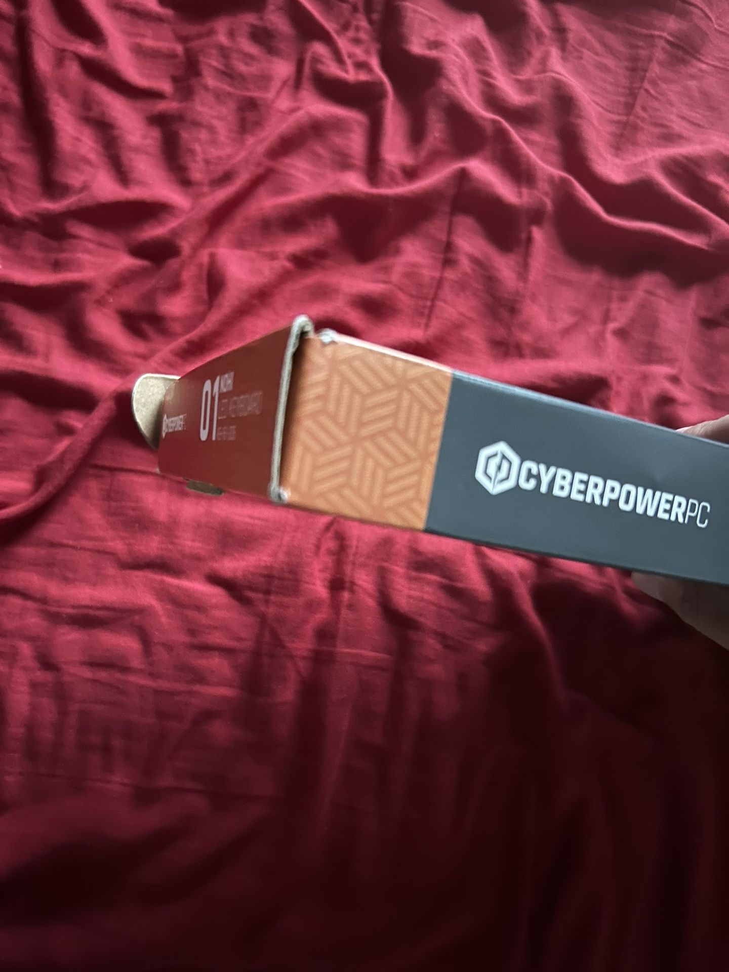 CyberPowerPC NOHI 01 KB‑161‑306 LED Gaming Keyboard – Used (Torn Corners)