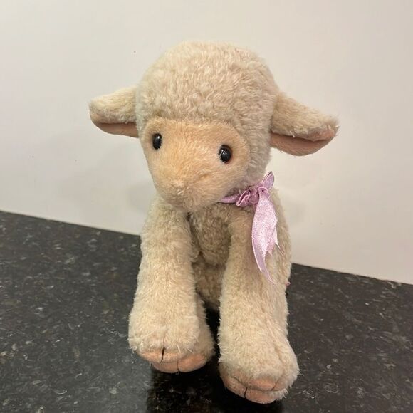 1997 Vintage TY Beanie Baby Buddy LOVIE The Sheep Lamb Plush Stuffed Animal 10&quot; 