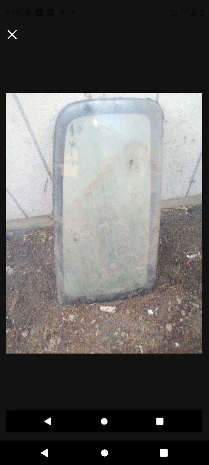1992 Civic Hatchback Window