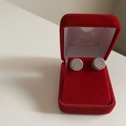 Screw Back Diamond Earring