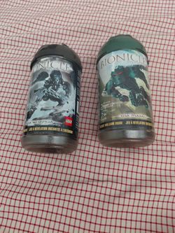 Bionicles Toa Whenua 8603 and Toa Matau 8605
