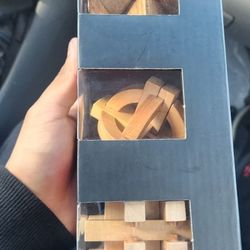3 Wooden Puzzles 