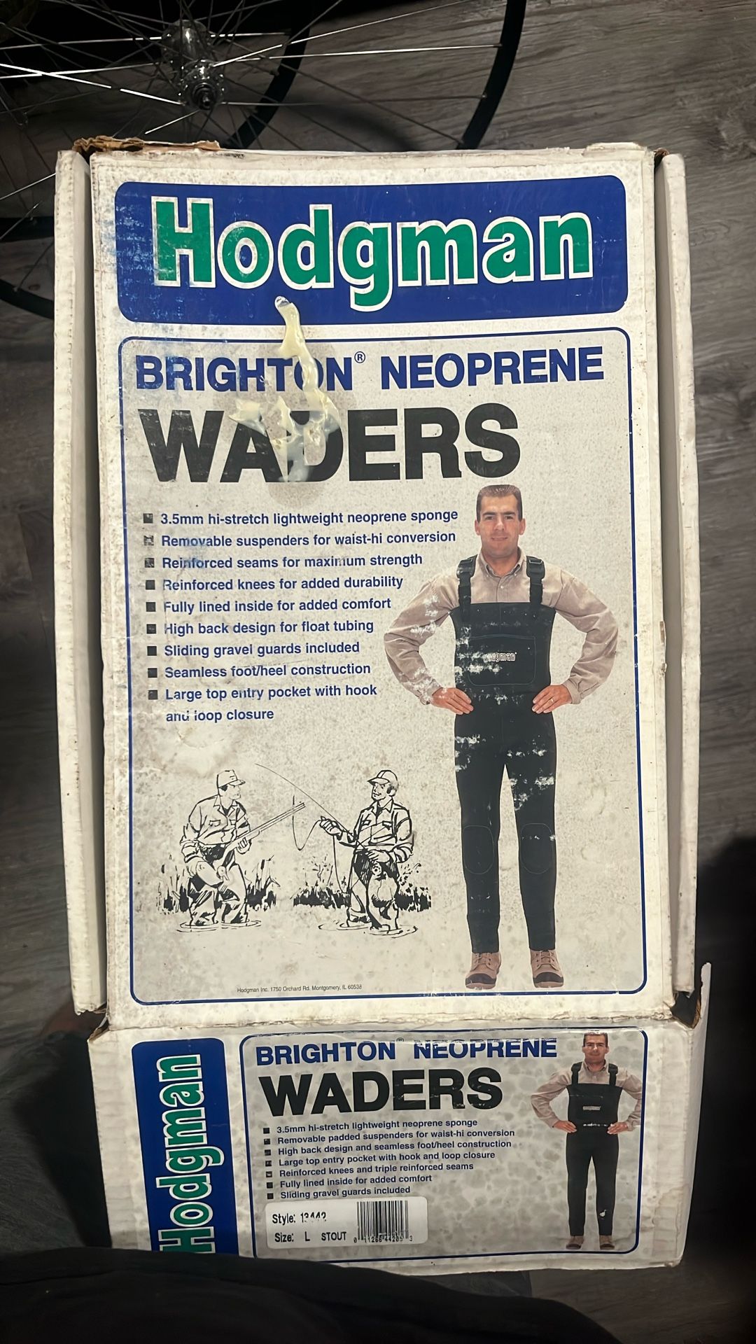 Brand new Hodgman hip waiters