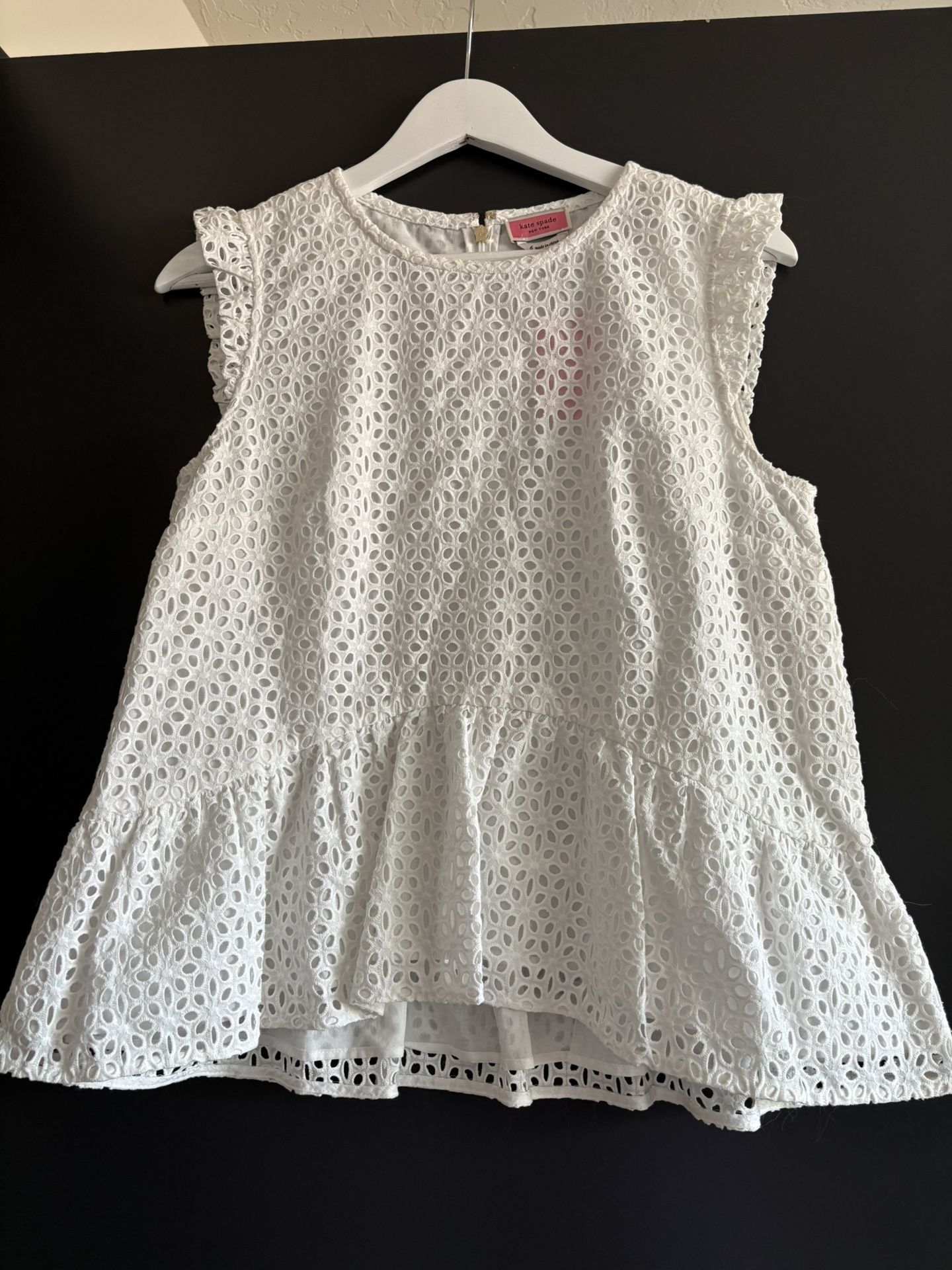 Kate Spade Eyelet Blouse 