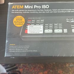 ATEM Mini Pro iSO - Multi Camera Live Streaming 