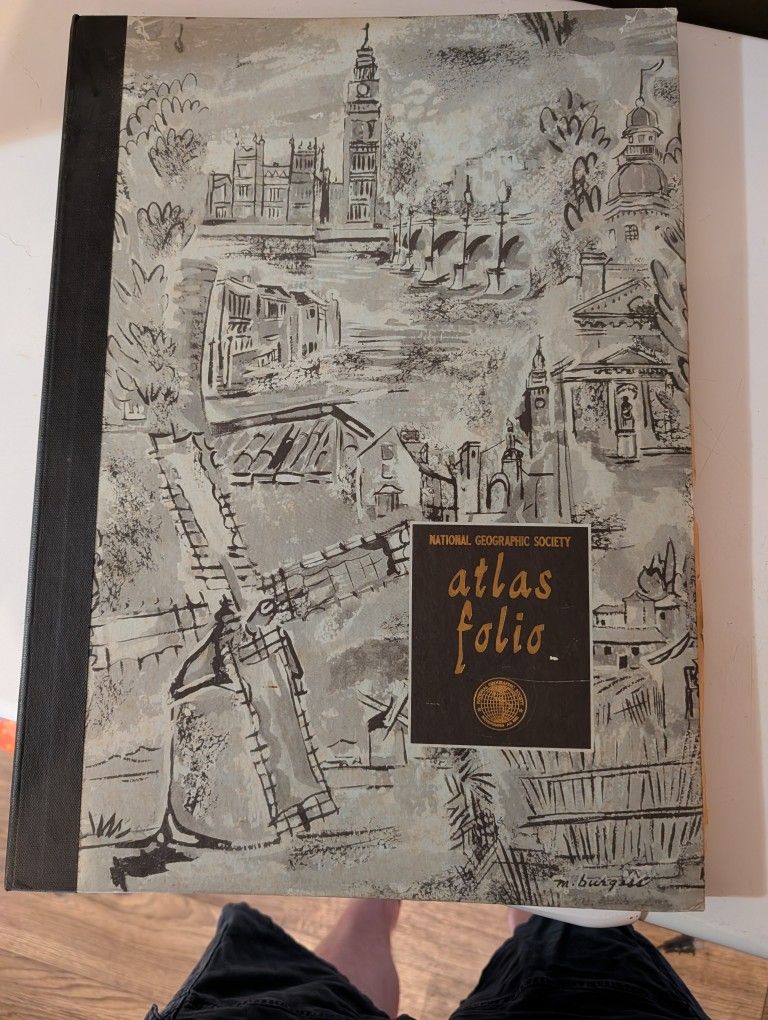 National Geographic Society Atlas Folio And Maps