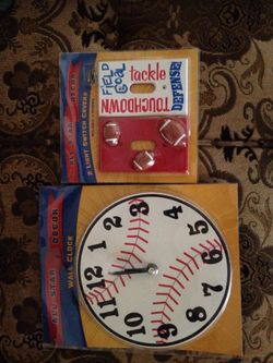NEW Sports Clock & Switch Plate Covers