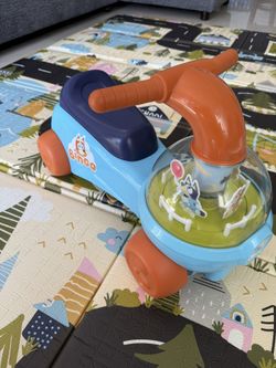 The Bluey & Bingo Keepy Uppy Ride On for Baby Push Car