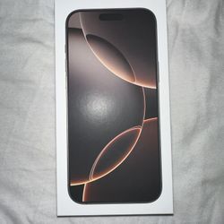 New Sealed Apple iPhone 16 Pro Max 1TB Desert Unlocked For Any Carrier I Can Meet You 