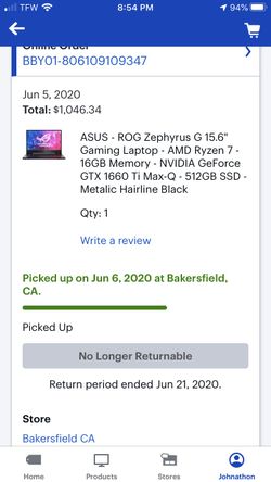 ASUS gaming laptop