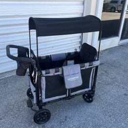 Wonderfold Double Seat Pro Wagon Stroller! Good condition! Retails $599.99