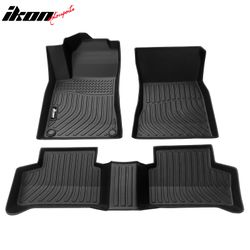 Fits 2021-2025 Mercedes-Benz H247 GLA-Class 3D Floor Mats Heavy Duty Liners - TPE