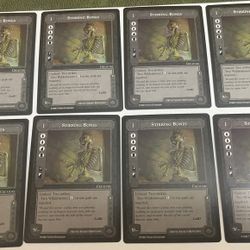 Lot of 8 Middle Earth CCG Stirring Bones Cards