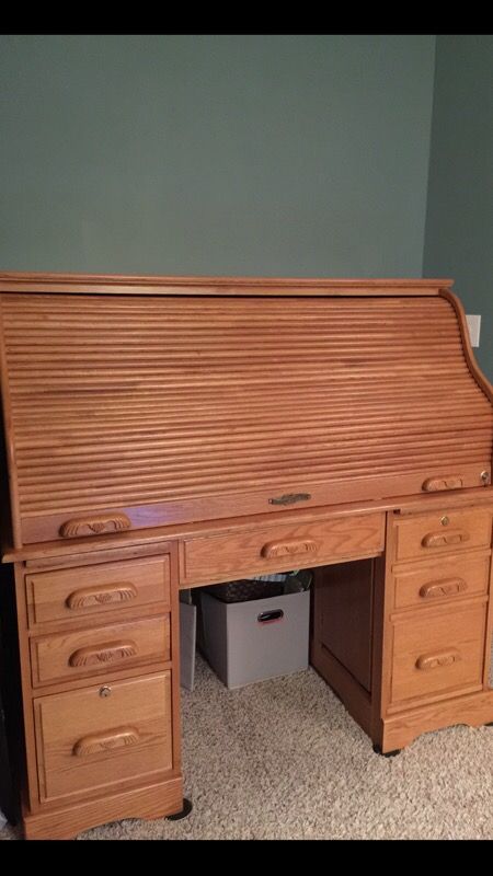 American lifestyles roll sale top desk price