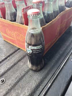 SuperBowl VIII Miami Dolphins CocaCola Collector Bottle