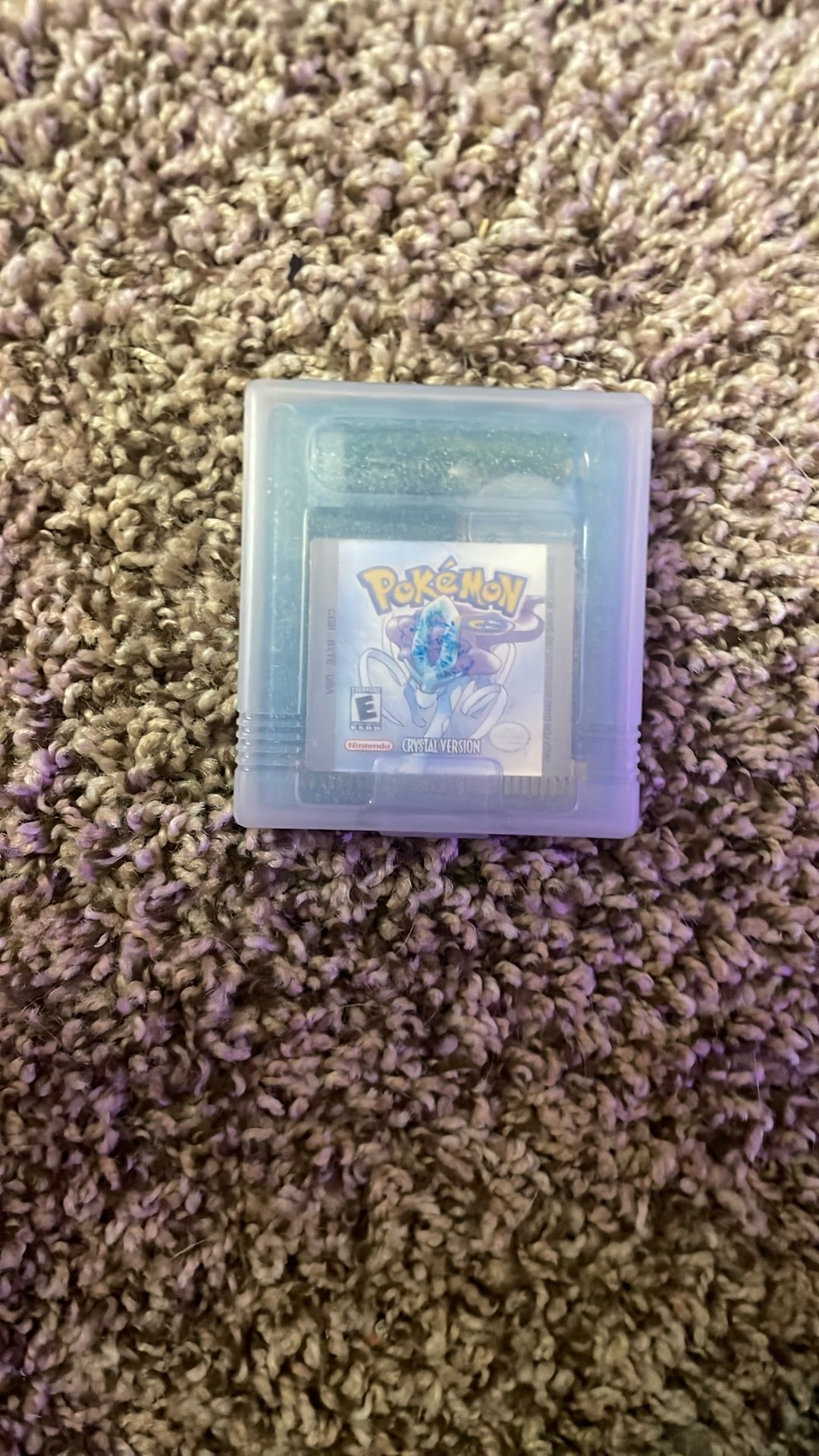 Pokémon Crystal Edition Gameboy Cartridge (comes With Case)