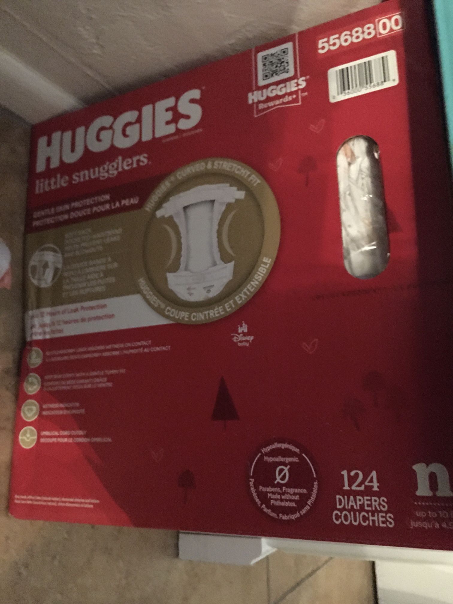 Huggies Newborn 124 Diapers