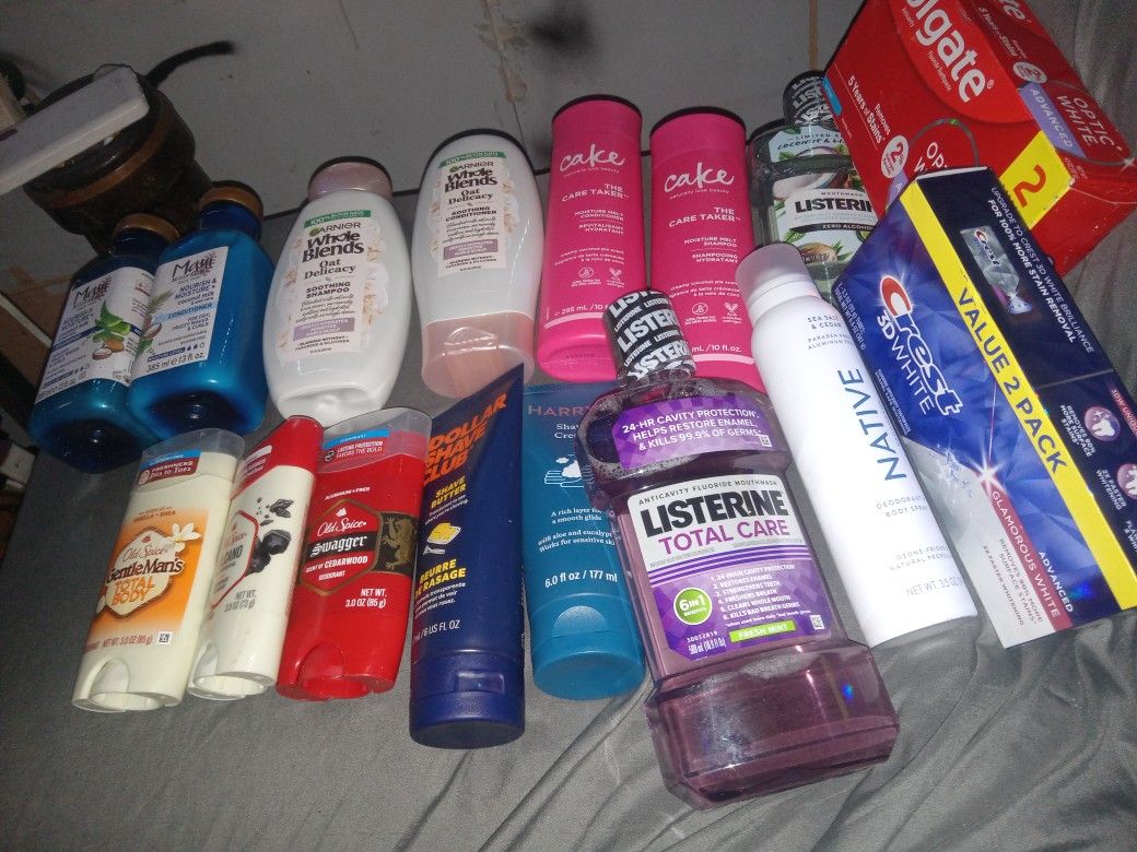 Brand New Entire Lot Hygiene Items And Tide