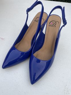 Blue High Heels 