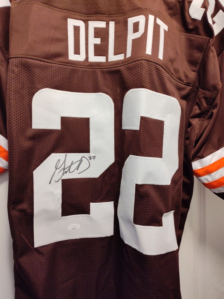 Cleveland Browns Grant Delpit Autograph Jersey