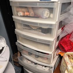 4 Drawer Plastic Storage
