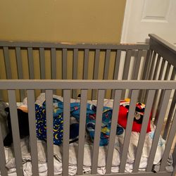 Gray Crib 