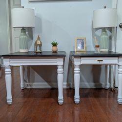 Modern Farmhouse End Tables Set Of 2
