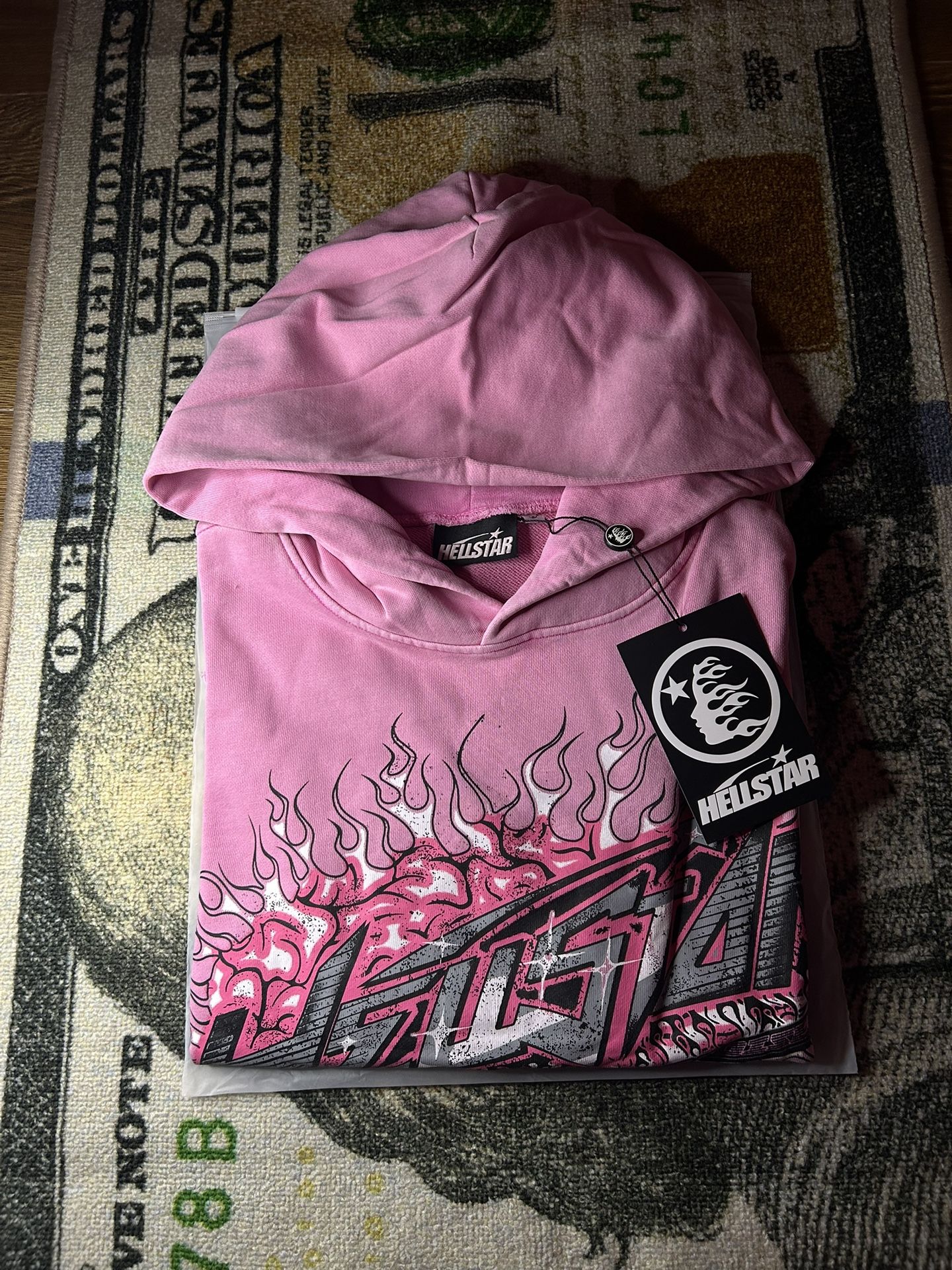 HELLSTAR HOODIE PINK