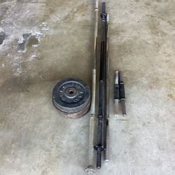 60 Lbs of Standard Weights and Bars