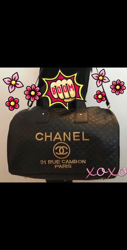 **AUTHENTIC Chanel VIP Precision gift Duffel Cambon Quilted Black.. for  Sale in ELEVEN MILE, AZ - OfferUp