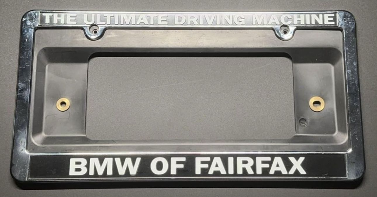 BMW License Plate Frame