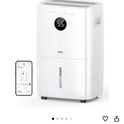 Dreo 110-Pint Smart Dehumidifier for Basement, 4500 Ft² for Large Room, 2 Gallon Water Tank, Auto/Comfort/Constant Mode Dehumidifiers for Home, Bedroo