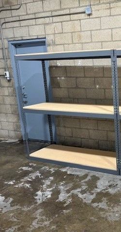 Boltless Shelving 60 in W x 24 in D Boltless Warehouse Shelves Garage Storage Racks 3 Tier Stronger Than Homedepot And Lowes Delivery Available