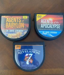 David Jeremiah DVD  Prophecy Series Agents of Babylon Apocalypse Revelation Lot of 3