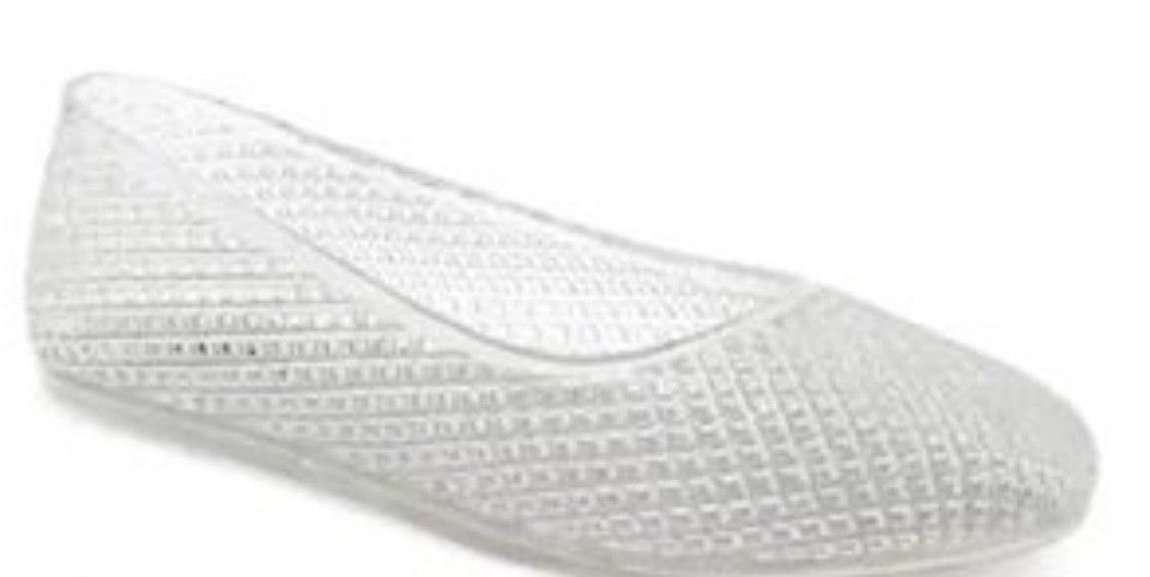 Wild Fable Clear Isabella Jelly Flats Women's Sz 11