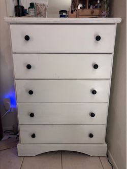 White Dresser - Solid Wood