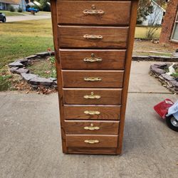 Solid Oak Hand Crafted File Cabinets