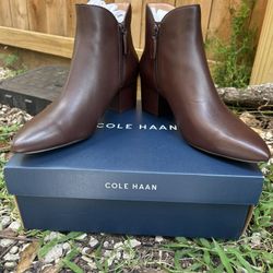 Cole Haan - Elyse Leather Booties - US Woman’s 9.5