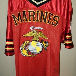 Marine Corp Football Jersey SIZE large
