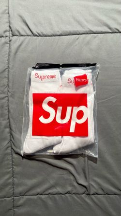 White supreme socks 4 pairs