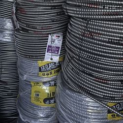 12/3 250ft MC Cable Metal Clad Wire New Roll