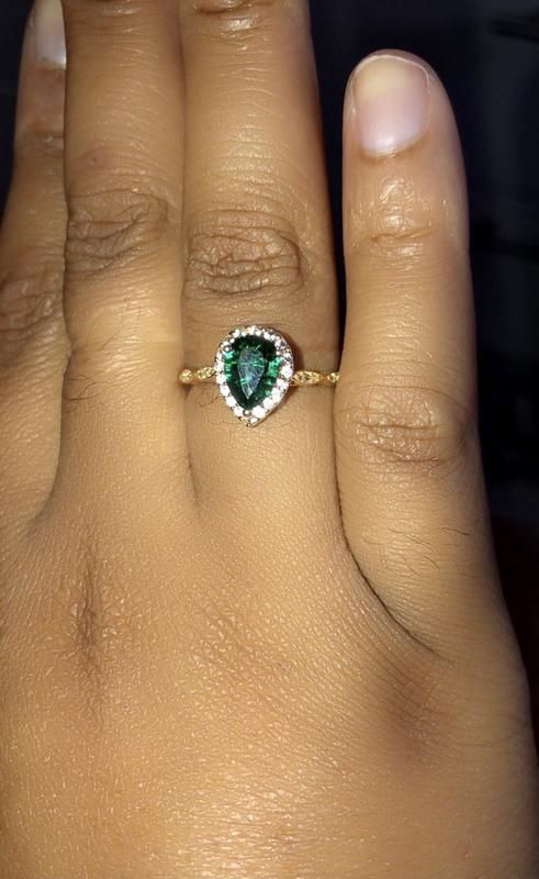 Emerald 14K Gold Ring