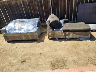 FREE!! CONVERTIBLE SOFA BED WITH CHAISE LOUNGE CONNECTOR!! FREE!!