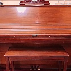 FREE - Upright Piano w/ Matching Bench 