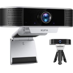 Webcam with Microphone, 1080P HD USB Pc Computer Cameras with Tripod, Web Camera for Desktop, Laptop, Mac, Chromebook, Zoom, Video Conferencing,Stream