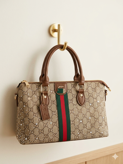 Hermosa bolsa con brillo