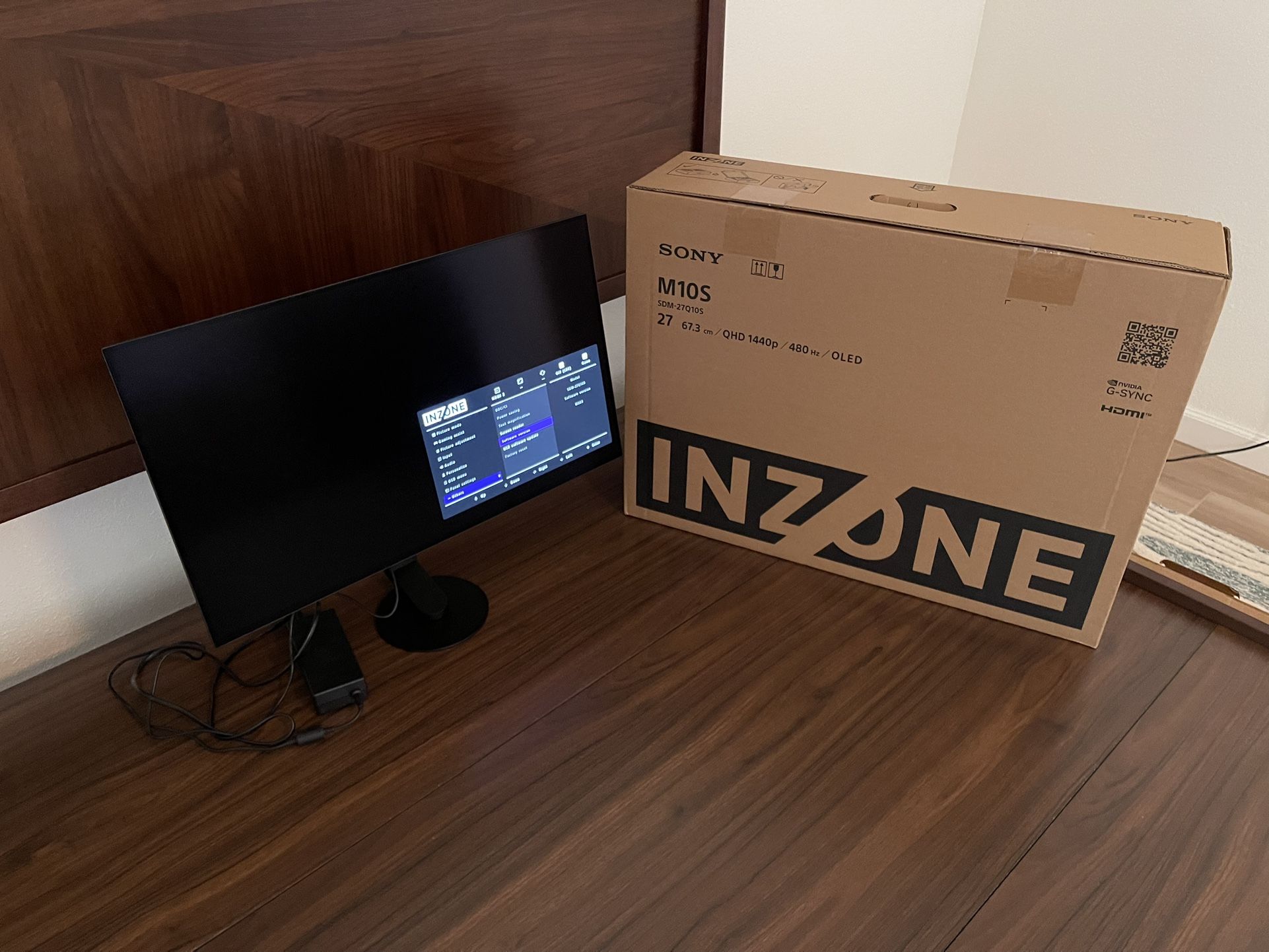 Sony M10S 27in OLED QHD 480Hz Computer Monitor
