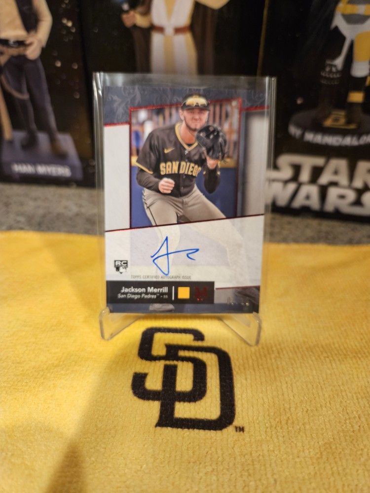 Jackson Merrill 2024 Topps Museum Collection /10 Archival Rookie RC Auto #AA-JME