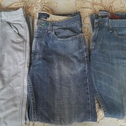 Mens jeans- Levi's, Tommy Hilfiger